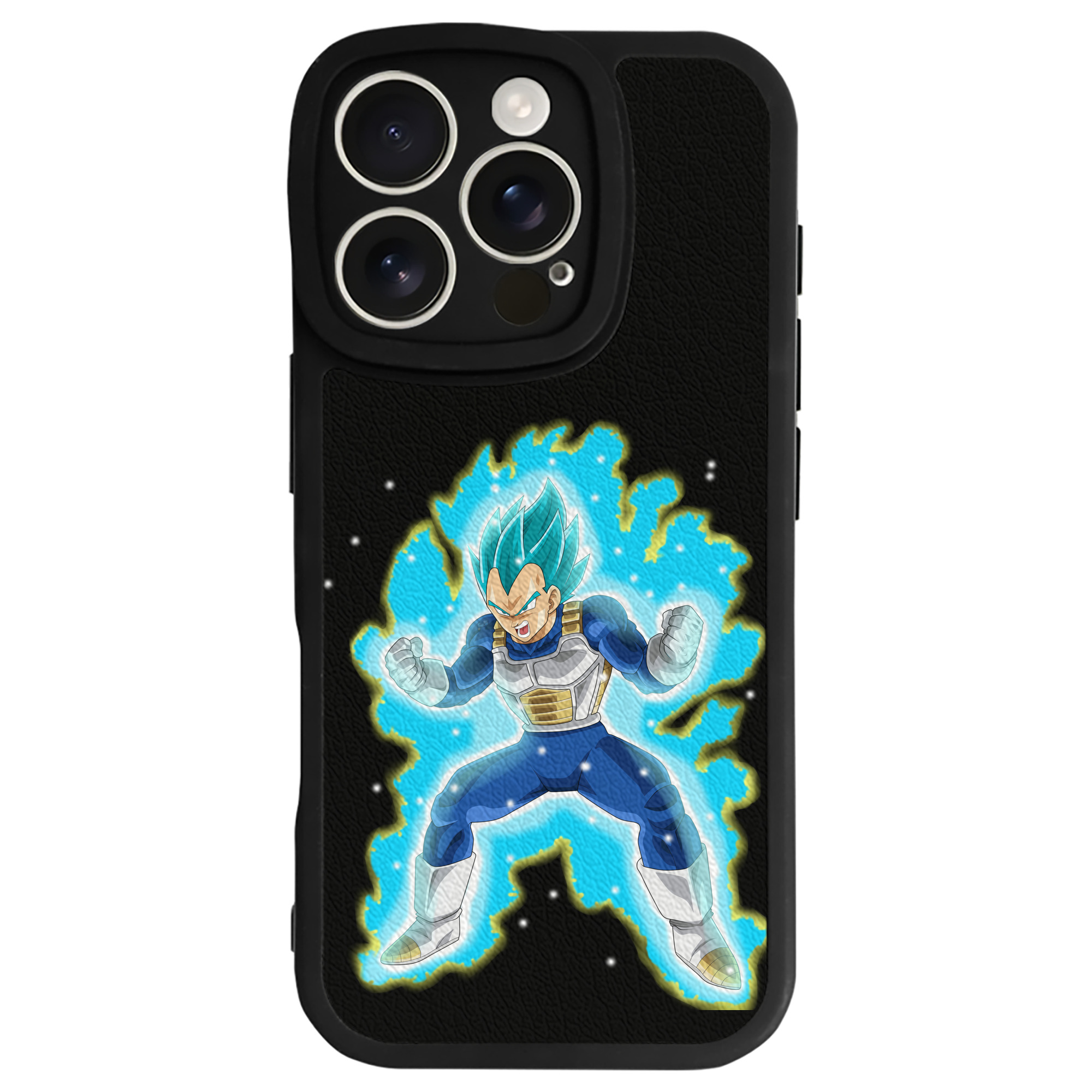 （画像用） ドラゴンボール ベジータ四世（Bejīta Yonsei）DRAGON BALL Vegeta IV 【iPhone 16シリーズ対応】シリコンスマホケース（レザー調） 材質：シリコン